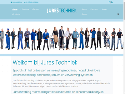 +31 -11 -21 0 15 20 2018 24 35 40 412 42 46 5349 63 633546 afspeelt algemen all av b.v bar bedrijf begrip bel benelux beschik binn bv certificat contact contactinformatie continue copyright decentral desinfectie/schuim desinfectiesystem dienst diver eig gasstraat-oost gasstrat gecertificeerd geinstalleerd gekeurd gemaakt geproduceerd gerenommeerd haccp hogedrukinstallaties hogedrukreiniger hom industriel info@jures.nl informatie installaties installer jures kantor klant laatst les lever markt mat middendrukinstallaties mobiel mvo nauw nederland nieuw onderhoud ontwerp ontwikkeld onz oost oploss oss preventief privacy producer product professionel professionele/mobiele reactief realiser recht reinigingsmachines reparatiewerkzam samenwerk schoonmaakbedrijv schuim/desinfectie schuimsystem servic servicedienst slanghaspel special specialist specifiek srd statement system techniek telefoonnummer uur vacatures vca verder verwarm verwarmingssystem voedingsmiddel voedingsmiddelenindustrie voer voorbehoud voorwaard waterbehandel we welkom wens wer werkvloer wet wij www.jures.nl