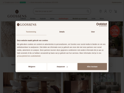 -2026 2 2025 4 4.5 5 6 aanbied aanpass actie advertenties adverter advies analys analyser bank basis bedframes bekijk best bied collectie combiner content cookiebeleid cookies del detail eetkamer eetkamerstoel eettafel functies gebruik gegeven hebt informatie inspiratie klantenservic maakt media meubel nederland nieuw onz outlet partner personaliser privacy privacybeleid ruimtes scor services shopp sit slap social start stoel tafel toestan toestemm trustpilot tuin tuinmeubel tv tv-meubel verstrekt verzameld vind voorrad we websit websiteverker weiger won woonwinkel