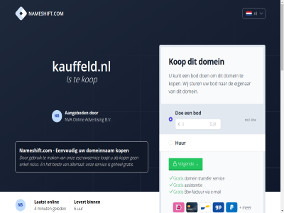 2004 2025 2288aa 4 6 88910652 aangebod aankoopprijs advertis allemal assistentie aud b.v best betaalt betal bezit binn bod breng btw btw-factur buy cad chf commissie currency czk dienst dkk doe domainexpert domein domeineigendom domeinnam duurt e e-mail eenvoud eigenar enig enkel ervor escrowservic eur excl extra factur gat gbp gebruik gehel gekocht geld geled gemak gratis hkd hoelang huf hur jpy jullie kauffeld.nl kop koper kost krijgt kunt kvk laatst languag levert loopt mail mak menu minut mocht mogelijk nameshift.com nb nederland nl nl864820458b01 nok now nva nzd onlin onverhoopt onz open overdracht overdrag overeengekom pln prijs reken rijswijk risico ron sek servic sgd sinc snel steenplaetsstrat stur terug transfer uiteraard usd uur veelgesteld veilig verhuiz verkoper via volgend voordat vrag werk wij zar zorg