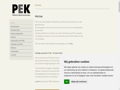 /@platformedesekunstenaars /tw010z3u6yk /watch?v=3lwoibzrjxs&ab_channel=xon 03okt 04dec 05jun 120 18okt 2020 2023 2025 2026 27 27dec 27feb 28 28jun 29 29mar 5 50 50pk 6711 aalber aantal aantall acec actief adres advertenties afgelop agenda all alma amersfoort analyser andr annet ans apeldoorn apr arjan atelier atelierrout aug beeld begrijp beheerd bekend bekijk bennekom bestaand bestur bezoeker bijster binn boeij borsbom bouw brigadelan contact cookies cultur cultura cultuurprijs dan dank dant data davitha dec december december-expositie deelexpositie deelnam den destijd dirk diver doorzien dorstprent drag dragend drie e e-mail ede edes eindhov en/of engel erica etc exact expo exposeert exposer expositie expositieruimt exposities facebok feb ferwerda festival fijnstof film gaf galerie galerie/kunstruimte gebond gebouw gebruik gebruikmak geheug gehuisvest gemeent general gepersonaliseerd golventafel gorinchem graceland grafein groepsexpositie groepstentoonstell grot hackettlan hiel hierdor hom huidig huis i icm ine informatie ingrid inhoud inner instagram installatie ipmap ism jaarlijk jacquelin jan jar joell jos jul jul/aug julia jun juni jurylid kazernelan ken kerk kernhem kijkdos klok kom kuil kunst kunstenar kunstruimt kunstveil kunstwerk kunt laatst landelijk led les licht lid ligg lijn linksaf locatie login loguit lon lop lucht maand maart mail mak manifestaties manivesta marian mart mauritskazernecomplex mbt mbv med mede-jurylid media merel mijnhardt mirjam missie monumental mooi mrt muller nam nieuw nieuwsbrief noemer nov ok oktober onstond ontstond onz open opnam oskam over overkant pagina par park parkeerplat parker pek pek-led pekled platform ploeg ploegh poezie portierslog portret professionel project promot reager reflecter regional ren rl roland romein samenspel saskia schaduw schermer schlebusch schlebush schrijf sep sep-nov september sind sla social spanning spel spiegel sprekend stat steekplus stichtingsbestur stilt surfervar svp t/m tbv technologiee