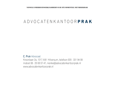 advocatenkantor b.v bereik momentel onderhoudswerkzam prak sit vanweg