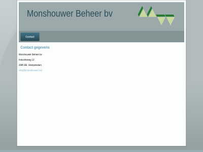 12 2995 be beher bv contact gegeven heerjansdam industrieweg info monshouwer monshouwer.net