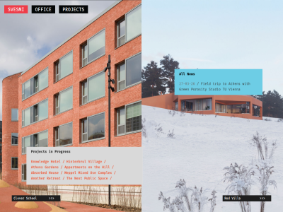 -03 -26 27 all architectural athen clever experimental field gren new offic or porosity progres project red schol studio svesmi to trip tu vienna villa with