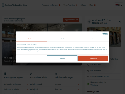 010 1 177 2 3035ed 4 4661288 4670852 5 aanvrag actueel adoptie advertenties adverter advies afhal algemen analys analyser apothek app automatisch b.v basis bezorg bied combiner contact content cookies del detail di dienst direct do download exler functies gan geboort gebruik gegeven herhaalmedicatie herhaalrecept incasso info info@apotheekexler.com informatie inhoud logo ma maakt medgemak media medicijngesprek medicijnrol medicijntekort mijngezondheid.net nem netwerk nl noordplein onz openingstijd overslan p.s partner personaliser product regel rotterdam s services sit social thema toestan toestemm verstrekt verzameld via vr we websit websiteverker weiger welkom whatsapp za zorg