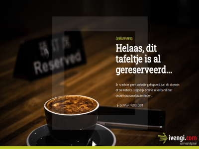 gereserveerd helas tafeltj