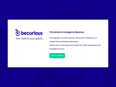 about and becurious brand by currently domain for hospitality hosted hotel inactiv learn maintained managed mor on our registered restaurant server solution the this to visit websit
