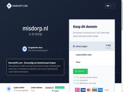 2004 2026 2288aa 24 35 550 6 88910652 aangebod aankoopprijs accepteert advertis allemal assistentie b.v bedraagt befor benodigd bent best betaalmethod betaalt bezit bijkom binn breng btw btw-factur commissie dienst direct direct-kop domainexpert domein domeineigendom domeinnam doorlooptijd duurt e e-mail eenvoud enig enkel escrow eventueel excl extra factur gat gebeurt gebruik gegeven gehel geinteresseerd geled gemiddeld gratis hieronder hoelang hur jullie kop koper kost kvk laatst languag leas levert loopt mail mak menu minut misdorp.nl mogelijk nameshift.com nauw nb nederland nl nl864820458b01 nva onlin onz open opties overdracht overdrag overeengekom own prijs reken rijswijk risico sam servic sinc slecht snel stan steenplaetsstrat transfer uiteraard uur veelgesteld veilig verkoper verkrijg via volgend voordat vrag welk werk wij wilt zodat zorg