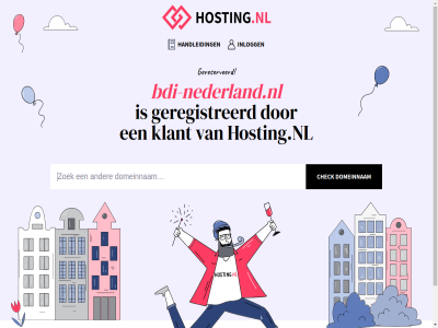 bdi-nederland.nl domeinnam geregistreerd gereserveerd handleid hosting.nl inlogg klant