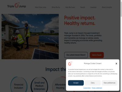 +31 +51 +52 +66 0 007 023 06700 1 1.3 10500 1083 11th 13th 14 15 15001854 1903 195 19th 2 2.2 20 2006 2024 269 3.6 3.9 320 33/97 34248256 36 37 371 39 42 47 483 5120620 55 600 71 72 78 791 80/81 83 a accept acces addres adversely advic advis advises advisory affect affordabl africa9@triplejump.eu aim allow amount amsterdam an and and/or any approach around as asiapacific@triplejump.eu asset assistanc at attributed authority availabl avenue avoided axis b b.v bangkok bangrak bank barrier be behavior best better billion bring browsing by c.p call capital cdmx central certain chavchavadz choic clean client climat clos co co-design co2 colonia com companies company complaint completed consent constitut contact contained cookie cookies coupled creat creating creativ cuauhtemoc cumulativ currently data debt delegacion deliver deny design development devic disclaimer district do does driv dutch eca@triplejump.eu economies emerg emission energy enterprises entrepreneur environment environmental eoy equity exclusiv experienced experiences explor facilitates features financ financed financial fiv flor fmo focus focused for forward foundation founded function fund general generat georgia get glanc global goal growth hav having head healthy hg hom housing how ids impact impact-focused impressed inception inclusion inclusiv independencia info@triplejump.eu information initiativ innovativ insight instrument intended invest invested investes investment investor job jump kenya knowledg kvk lasting latest launching learn legal liability licen lif lik lima limaoffice@triplejump.eu limited local lok looking m main manag management manager manages mandates market may medium mensing met mexico mexicooffice@triplejump.eu mezzanin middl miraflores missing mor muthangari nairobi natur ned netherland network new no nort not number off offic on only operat or organized our overcom person peru policy portfolio portfolios positiv preferences presenc privacy privat proces professional project p