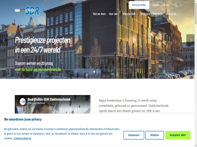 +31 0 08 1 100 105.180 1059 180 1907 20 24/7 25 250.000 268 3 3.139 40 5 511 80 aanklopp aanpak aanpass abdel accepter advertentie advertenties advies afwijz akelai ambitieuz amstelven amsterdam analyser anantara ann artikel b.v begrijpt bijzonder blijv boks bom booming bot bouw brow browse-ervar cb city co2 complex contact content cookie cookies cookieverklar cultur daarbij daarin daarom dienst doe drag echt een eigentijd elektrotechniek elektrotechnisch elkar energie ergen ervar frank gaatj gan gard gat gebouwd gebruik gelijk gepersonaliseerd geplant gerenoveerd gerwin gev gijs glenn goed grag grand grondig groter hel help hersen hotel huis info@sdr.nl inhoud installatiebedrijf installaties installer jar jouw kabel kantoorban kantor kg kijk kit klant klik kom komt krasnapolsky kunt langer legg les lesley lez main manier medewerker mediabedrijv meld meter monique mooi musea museumbranch mwh nieuw nos onderhoud ontdek ontwerp ontwikkeld onz opdrachtgever opgebracht oploss patrick per port prachtig prestigieuz prettig privacy privacyverklar problem proces project propellerstrat pulitzer rechterhand regio rob roberto roffel rol rond ruim saai salverda sam samenwerk schol sdr search sind skip snap speelt stad sted stel stem sterrenconcept storing team techniek terug the tijd to trot twee uitdag uitstot vader verbeter verder verhal verker vermed vernieuw verschill vertrouw verwacht vind voel voldoen volop vraagstuk waarder waarin waarom we wel wer wereld werk werkt werkvloer wij winkel woning ying ying-kit zeeuw zegg ziekenhuiz ziet zit zoek zon zonnepanel zovel