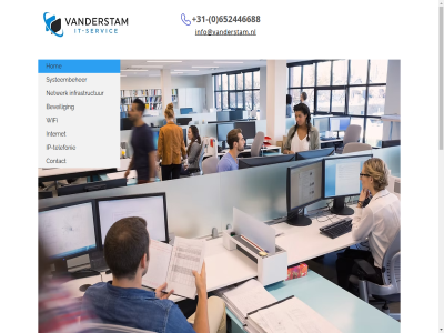 +31 0 2020 652446688 a a-merk aanleg advies appl automatiser bedrag beher betal beveil bred by computer computerapparatur contact dienst ervar gebruik gespecialiseerd hom ict info@vanderstam.nl infrastructur installer internet ip ip-telefonie it it-servic jarenlang lever linux maandelijk mac mak merk mkb mogelijk netwerk netwerkinfrastructur onafhank onz pakket platform professionel server servic specialist stam systeembeher system telefonie uitsluit vast vd verbind voorkeur war wifi wij window