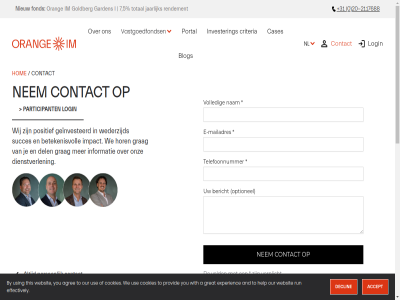 +31 -2117688 0 1097 137h 20 2025 5 66684188 7 97013293 a aandacht accept agree amsterdam and b.v betekenisvoll blog boutique by cases casestudy condition contact contactinformatie cookies criteria declin del dienstverlen disclaimer dn duurzaamheidsverklar effectively experienc fond fund garden geinvesteerd goldberg grag great help hom hor i im impact info@orangeim.nl informatie invester investeringsmaatschappij investment jaarlijk kamer koophandel link login management manager nederland nem netherland nieuw nl onz orang orangeim our per person policy portal positief privacy provid quick rendement run s sitemap succes term this to total use using vastgoedfonds vrag we websit wederzijd wibautstrat wij with you