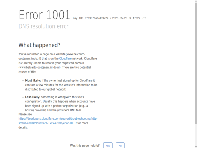 -05 -20 /support/troubleshooting/http-status-codes/cloudflare-1xxx-errors/error-1001/ 06 1001 17 2026 27 9fe937eaaed39724 a account and are be ben by can causes click cloudflar configuration currently detail developers.cloudflare.com developers.cloudflare.com/support/troubleshooting/http-status-codes/cloudflare-1xxx-errors/error-1001/ distributed dns domain e.g error fail few for global happen happened hav helpful hosting id if information ip it just les likely minutes mor most network no on organization our owner pag partner performanc pleas potential provider ray requested resolution resolv reveal s security see signed sit someth tak that the ther this to two unabl up usually utc ve websit what when with wrong www.belcanto-oostzaan.jimdo.nl yes you your