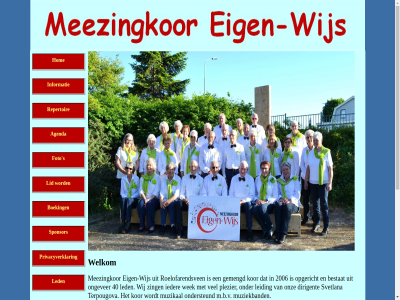 20.00 2006 22.00 40 agenda augustus bestat boek boeking concert contact dirigent donderdagavond dorpshuis duit e e-mail eig eigen-wijs eigenwijs engel enkel evenement feestelijk festival foto gemengd gev gevarieerd hom ieder informatie jar juli ker kern kerstrepertoir kijk kom kor kunt led leiding lid liedjes m.b.v m.u.v maand mail meezing meezingkor mogelijk muziekband muzikal mzkeigenwijs@gmail.com nederlandstal nummer ondersteund ongever onz opgericht opnem plezier populair privacyverklar proev regelmat repertoir repetitieavond roelofarendsven s sfer sponsor svetlana terpougova tred uur veelal via wek welkom weteringbrug wij wijs wilt zie zing zorgcentra