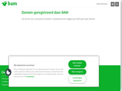 aanpass akkoord all bam bam-bedrijv bedrijv bereik button cookiebeleid cookies cookievoorkeur domain domein eig gan gat geregistreerd go homepag informatie inhoud instell klik les new noodzak open opslan over overslan privacy privacyverklar probeerd respecter strikt to toegank toestan websit weiger wij wijzig window