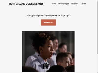 1957 archief gezell hom jongenskor kom meedoen meezing meezingdag opgericht rotterdam