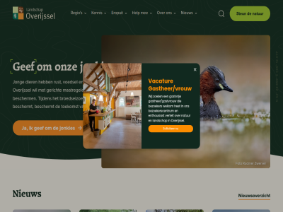 006 12.077 29.556 52 bescherm beschermt beschut broedseizoen daarna dier e elk en eropuit foto gef gericht help jij jong jonkies kennis landschap lev levend maatregel mee meehelp meter n natur nieuw nieuwsoverzicht nodig onz opdoen overijssel regio rudmer rust s steun telt tijden toekomst vierkant voedsel wild zwerver