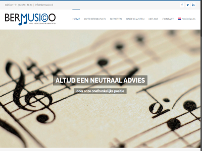 0 14 2016 2026 23 31 561 88 advies all bemiddel bermusico by contact copyright designed dienst facebok hom info@bermusico.nl klant linkedin muziekrecht nederland neutral nieuw onafhank onz positie powered recht telefon twitter voorbehoud