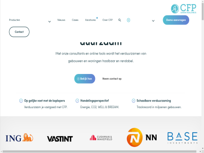 +31 -02 -2025 0 1 13 14 1411 16 2 20 2025 24 27 29 355 400 5199 55 7313 aangepakt aanmeld aanvrag advies algemen all apac apeldoorn bank behulp beid bekijk beschik best biodiversiteit blijf bouw bouwmethodes bram branch breeam breeam-nl brok building businesscas cases center certificer cfp circulariteit co2 co2-uitstoot collega concret consultant contact cookieverklar cookievoorkeur crer csrd daarom dagelijk dat demo doel drag duurzaamheidsvraagstuk duurzam editie eenvoud efficient eig email emailadres en energie energiebespar ervar ervor esg eu event features financ financier flink gan gebouw gebouwkenmerk gebracht gecertificeerd gedrev gelijk gezond gren grijp groen grootst grot haalbar hand handelingsperspectief handelsgebouw helder help hexagonsessie hk hog hoogt hulpmiddel iederen inbox indrukwek info@cfp.nl info@cfpgreenbuildings.com innovatie innovatiedag innovatiev inspann integral international invester inzicht j.c jar jouw kaart kennis keuzes kies kijk klimaatadaptiviteit koploper kost kun kunt laatst label lager lat les lv maart maatschapp magazin mak makkelijk manier mat maximal meld mens menu miljoen minimal missie monitor naard nam namelijk nederland nem nieu nieuw nieuwsbrief nieuwst nl nn nodig obligaties omgan onderwal onderweg onlin ontdek onz oplevert oploss over overtu overzicht owner par past pionier pitcher port portie presenter privacyverklar product profiter project projectmanagement realiser regelgev regio rendabel rendement rest s sam sav scan schaalbar schets slag slecht slimm sport stan stapp struikelblok succes taxonomie team ter terugverdientijd the tijden toekomst toekomstbestend tol trackrecord trend twee uitdag uitstot vacatures vastgoed vastgoedsector veilig verander verder verduurzam verduurzamingsvraagstuk verhal voer voet voldoen volg voordel vorm vrag waarin we webinar weg weggeman welk well wereld werk werkt werkveld wet wij wijzig wilslan woning world ws zelfstur zet zien zoek zorg