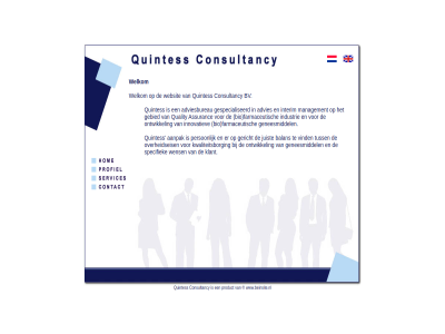 adviesbureau assuranc bv consultancy product quality quintes websit welkom www.beinsite.nl