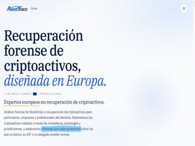 +34 2 20 2026 26 266 3 4 464 5 6 649 7 9 a abogado abogados accesibilidad acceso acordo activos actuar acuerdo adelantado admisibl ahorros algui alineada analisis andres ant antes apoyo aprobacion arriba asesor asesoramiento asesoramos asistencia assetrace.eu assettrac asuntos atribuimos aviso bajo banco barcelona bien blanqueo blockchain blog bloqueo broker buenas butcher cadenas canalizan capitales carlos casos castro certificaciones cfd civil claras claro claves clientes comercial competent con condiciones confidencialidad conform consulta contactaron contacto content continua contrapartes contrato cookies coordinan correduria criptoactivos criptoactivos/fondos criptomonedas cumplimiento cumplir custodia custodiamos custodio da daba dach damos datos del denuncia deposito depositos derecho derechos descentralizado desd despacho despues dex diferentes dijo dinero discretos diseñada documentada dond el elaboramos elena ellos empresa empresas encargamos enlac entender entidades entr entrego equipo eran es escrito eso españa esta estafa estafas estan europ europa europeo europeos exactament exactitud exchang exchanges experto expertos explico explorar falsa falso familias family fernandez fintech fondos foren forex fr fr/it franca fraud fricciones fue fuera fueron garantia garantias global gomez hacer hasta hello@assetracemail.eu honestos indicadas inform informacion informes inicie inversion investigacion javier judiciales jurisdiccion jurisdicciones justo la largo las legal listos litigios llamada lo los lucia madrid main malaga mantien marca maria mas mediant metodologia mi mica miedo mis monederos monitorizacion moreno mostro nada navarro necesitamos ni ninguna no normativo nuestras nuestros nunca o obligaciones offic ofrecemos operada orgullo otra paquet para parar particulares pbc pedian perder perdidas perdidos pericial phishing pidieron pig plan plataforma podian politica por practicas precisos prensa preparamos presencia prevencion primera primero privacidad 