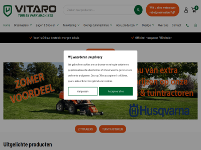 0 00 14 aanpass accepter accu advertentie advertenties akkoord analyser besteld brow browse-ervar contact cookies dealer ervar gat gebruik gepersonaliseerd gev grasmaaier hom huis husqvarna inhoud klik maaier machines morg occasion officieel over park privacy pro product robotgrasmaaier snoei tuin tuinkled tuinmachines tuintractor uitgelicht uur verbeter verker vitaro waarder we wer wet wij wilt zag zitmaaier zoek