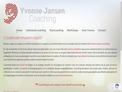 aandacht ander angst balan ban begeleidt bent bereik betekent beter beweg bewuster bijvoorbeeld boosheid bov cadeau coach coaching contact crer cultur daarvor doel durv echt ervar gebrek gebruik gedwong geinspireerd geluisterd gelukk geprikkeld gespiegeld gezet hebt helpt hom huidig hulp idee individuel inzicht jans jezelf jou jouw kijk krijg kunt leid ler lev luistert maakt mens miscommunicatie mogelijk moment nieuw onbesprok ondersteund ondersteunt ontdekt ontwikkel onzeker open opkom past privacyverklar reflecter reorganisatie ruil ruimt samenwerk sfer situatie stell tafel team teamcoach teamsamenstell tekort toe uitdag uitgedaagd vastloopt veilig verbeter verder verdriet verhal verlangen verlangt verschill vertrouw vervolgen vrag wanner warm welkom werk werkwijz wijzig wilt word workshop yvonn zichtbar zoek zoekt zorg