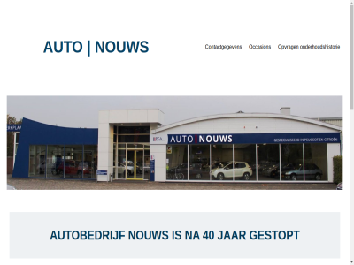 0165 1 12 13 1981 2023 343740 35b 40 4715 adresgegeven annemiek auto autobedrijf automotiv bedank bedankt blijv contact contactgegeven eind f februari formulier fran ga gestopt getreurd helas hen historie houd info@autonouws.nl inhoud januari jar jarenlang klaargestan klant klik komt maart mail nem nouw occasion onderhoudshistorie ondernem onderstaand onz opmerk opvolg opvolger opvrag pand plezier rb rjo robbert rucph servicepartner sind sit sprundelseweg start stur tel telefonisch topconditie vanaf vertrouw vrag vul we wij will