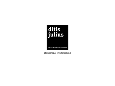 aanbouw ditisjulius info@ditisjulius.nl sit