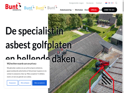 +31 0488 1 101 1101m2 12 1250 18 1865 4051 4330 512 61 6669 745 a aanpass aanrader aantal abolut accepter advertentie advertenties afsprak afwijz agrarisch analyser arkel asbest asbestinventarisatie asbestplat asbestsaneerder asbestsaner asbestverwijder asbestvrij b.v bedoeld bedrijf bedrijfshall bekijk benieuwd bepal bernardus bestand bestandsgrot bezoekadres binn bonegraafseweg brochur bruchem buit bunt certificer cg clairvaux communicatieregisseur contact cookie cookies correct daarbuit dak dak/gevel dodewaard doel drag e een eig elger elkar email emm enthousiast ervar europa ga gan gebruik gecertificeerd gedan gehel gemak gepersonaliseerd gespecialiseerd gev gevall goed golfplat grot h handig hecht hellend herman hierhen hiervor info@buntasbestsanering.nl ingeschakeld ingespeeld inhoud jou klein klik krijg landhorst lat lichtstrat link m m2 mari materiaal materieel max mb meest melkveehouderij merkt monter nam naviger nd nederland nee nem nieuw nodig noodzak ocht offert onderdel ontwikkeld onz oppervlakt papierwerk parochie particulier partij perfect petegem planning ploeg postadres prachtig privacy privacyverklar professional project recent regel renovatie sandwichpanel saner schur sector selecter sitemap slep snel specialist stappenplan stemt surfervar t team telefon tevor traject uitgelegd uitgevoerd utiliteitsbouw vacatures veehouderij veelgesteld verbeter vereist verker verwerk verwijder verzorg vlasman volgen voorafgaand vrag waard waarom wassenberg we wer werk werkwijz wij wijch wortegem wortegem-petegem z zeker zoal