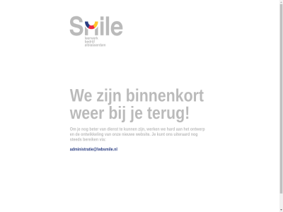 administratie@lwbsmile.nl bereik beter binnenkort dienst hard kunt leerwerkbedrijf nieuw ontwerp ontwikkel onz smil sted terug uiteraard via we websit wer werk