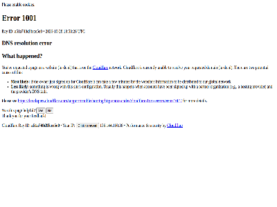 -10 -28 /support/troubleshooting/http-status-codes/cloudflare-1xxx-errors/error-1001/ 1001 13 136.144.160.38 2026 26 58 a a51a748d9fece5e0 account and are be ben by can causes click cloudflar configuration cookies currently detail developers.cloudflare.com developers.cloudflare.com/support/troubleshooting/http-status-codes/cloudflare-1xxx-errors/error-1001/ distributed dns domain e.g enabl error fail feedback few for global happen happened hav helpful hosting id if information ip it just les likely lu-de.nl minutes mor most network no on organization our owner pag partner performanc pleas potential provider ray requested resolution resolv reveal s security see signed sit someth tak thank that the ther this to two unabl up usually utc ve websit what when with wrong yes you your