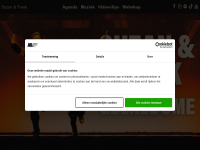 advertenties agenda all allen analyser bied content cookies crer data detail eventueel frek functies geanonimiseerd gebruik hand ide maakt media media-functies muziek noodzak personaliser social suzan tijden toestan toestemm verzamel videoclip we webshop websit websitebezoek websiteverker