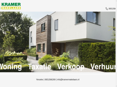 0651566269 info@kramermakelaars.nl kapell knop kramer makelar taxateur taxatie verhur verkop woning yersek
