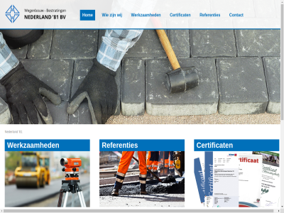 -266625 0413 6 774 81 adviseert afgelop afgerond asfalter benodigd bestrat certificat co contact design duvenvoordelan e.o eindhov ervar gemaakt gericht gerritsonplein gev grag groenvoorzien grondsaner grot herinricht hom info@nederland81.nl inzicht jar jarenlang kruisstrat les media naderhand nederland onderhoud oostwijk pagina postbus project referenties rioolvoorzien s saneringswerkzam selectie stationsplein succesvol uitgevoerd verder verhoev verschill vondelwijk voorafgaand voorburg waddinxven websit wegenbouw werkzam wij zoal zwijndrecht