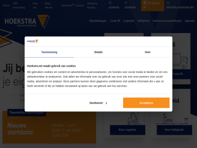 -564 0 00 072 1 2 20 2026 4 5 7 95 accepter advertenties adverter agenda alkmar all analys analyser april basis bepaalt beroeps@hoekstra.net bied blog cod combiner consument contact content cookies del detail eig functies gebruik gegeven hoekstra hoekstra.net informatie instructeursopleid jij juni keuring koer logistiek maakt mat media medisch mei nieuw omschol onz opleid partner personaliser portal rijopleid sector services sit social soort startdata theorieklas toestemm uwv vacatures veilig verstrekt verzameld voorkeur vrachtwag we websiteverker zaandam