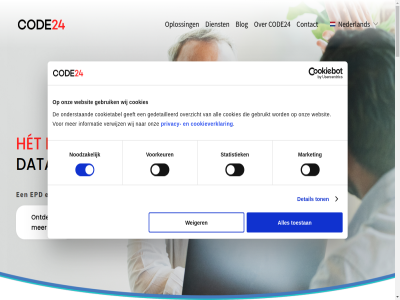 2 4 all blog code24 contact cookies cookietabel cookieverklar datagedrev detail dienst echt epd fundament gebruik gebruikt gedetailleerd geeft het informatie market nederland noodzak onderstaand ondersteun ontdek onz open oploss overzicht platform privacy statistiek toestan toestemm toestemmingsselectie ton verwijz voorkeur websit weiger wij zorg zorgprofessional