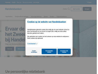 accepter all analyser bankier betal contact cookie cookie-instell cookiebeleid cookies correct dienst digital duurzam english ervar ervor fonster functioner gebruik gebruikt handelsbank hypothek i inlogg instell intermediair kantor klant kracht kunt lat mak nederland nodig noodzak nytt onlin onz oppnas optionel particulier person relatie relatiebank servic spar stan vastgoed vastgoedfinancier veilig verker vermogensbeher vind voorop war we websit zakelijk zoek zorg zwed