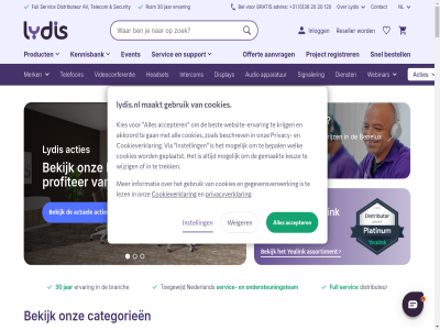 +31 0 1 120 1327 16 2 20 2024 3 36 4 5 6 7 8 a10 aanmeld accepter actiepagina acties advertentie advertenties advies agenda akkoord algemen all all-in-on allernieuwst almer analytisch apparatur av b.v beeld bekijk bent best bestand bestel bh71 blijf blik bovendien bureautelefon center chocolonely contact content cookie cookiegebruik cookies dat del demo denk derd distributeur een efficienter ervar event feik formulier full functionel gebruik gebruiksgemak gebruiksvriendelijker gebruikt geeft gegeven goed grag gratis ha hardwar headset hieronder hulstrat info@lydis.com informatie inlogg inplann instell intercom inzicht it it-lead jar jol jool-hulstrat jou klantenservic kwaliteit lead link liv lopend lydis maakt media mee meetingboard merk mobiel nem next nieuw nieuwsbrief offert one onz partij pc populair previous prijs privacy product qua registrer relevant reseller reserved right routebeschrijv ruim s security selecter servic sit social support telecom telefon tijdelijk to ton tony uh37 up up-to-dat updat vacatures verklar verwerk verzekerd via videoconferentie volg voorkeur voorwaard vul waardor we webinar websit werkend werkt wh62 wij yealink zeg zie zoek