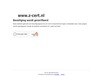 a04c34de7b1ad113 bent bescherm beveil beveiligingsservic bot cloudflar controleert even gebruikt geduld geverifieerd id pagina prestaties privacy ray schadelijk terwijl websit weergegev www.z-cert.nl