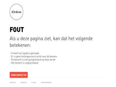 actief beteken contact domein domeinnam e e-mail fout gemaakt geregistreerd hosting hostingaccount mail nem pagina server storag typefout uitgeschakeld volgend ziet