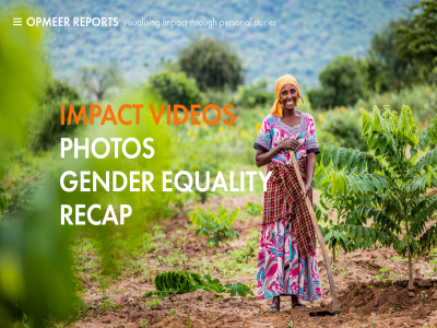 equality gender impact opmer personal photos recap report stories through videos visualis