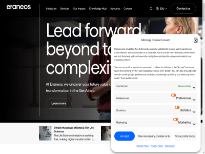 2026 500 a about accept achiev acros act actionabl activ advisory against agility agree ai ai-powered align all also alway an analyz and approach are articl as assist at bar be boutique bringing building busines businesses button by can capabilities carer cases center centered centric certain challenges champion chang changing classical clicking client client-centric cloud combin commercial companies complexity complianc comprehensiv computer condition confidenc consent constant consult contact continuously cookie cookies corporat cost countries country crafting creat customer cutting cutting-edg cybersecurity daily data data-centric deliver dependenc depth design develop digital direction disclaimer driv driver edg efficient effort electrify empower enabl encourag encourages energy enhanc era eraneos es european european-centered ever ever-chang excellenc execution experienc experienced expert expertis featured files financial for fortun fr from full fully functional futur future-ready genai germany get global go group hallmark hand hands-on hav healthcar help hid hom how hub hyperscaler impact impressum in-depth increas independent industries industry industry-lead info@eraneos.com input insight inspired insurer integrat integration international into it join knowledg landscap lasting leader leadership leading learn leverag lif local logistic major mak making manag management market maximum mean met model modern moderniz mor navigat navigation necessary netherland nin nl non non-necessary not on only operation optimiz or organization organizational other our partner perspectives platform policy potential power powered preferences pressures privacy professionalization provides public quietly quooker rais ready real real-world reduc regulatory reject reserved reshap resilienc right risk rot s sav scal sciences scouting seamlessly security select services shap simplified sit slavery small solution solving som sourcing sovereignty spain statement statistic stay strate
