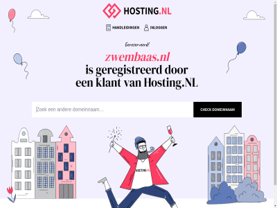 domeinnam geregistreerd gereserveerd handleid hosting.nl inlogg klant zwembaas.nl