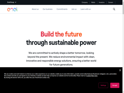 15844561009 a about accept accessibilty accord actively ads against all allow also an and another are asktheprofessor assembly banner based being benches better beyond brand build busines by can carer chang circular clean closing cod commitment committed company confirm content continuous cookie cookies credit development discover driving during economy enabl enel energy english enhanc ensur environmental era etc experienc facebok features financial for from functionality futur gender gender-based general generation global goal gon governanc group help her high high-level highlighted hom hub impact improv improvement information innovability innovation innovativ instagram interest invest investor its job join kep kick learn legal letter level light location looking management media mor motivates new not now off on onlin only open our out overview panchin part personaliz photos play pleas policy power pres present privacy project provid read red reduc releases reserved responsibl right ros s sav scout see setting shap social solution spa sport stakeholder stories story strategy student sustainability sustainabl talent team technical the through to tomorrow tracker transition us use vat videos violenc vision we web websit wek what with word world x york you your