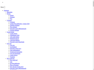 1 18 2026 404 aanpass aantal aanvrag actief algemen all ambassadeur app bestat bevest bijvoorbeeld buurtfond claim contact deelnemersreglement disclaimer doel download e e-mailvoorkeur fotocredit foutj fraudeur gat geschiedenis gevond goed help homepag indien informatie inlogg jaarverslag januari jou kansspelautoriteit klantenservic klikt laatst let link loterij loterijmarkt mailvoorkeur mee meespel menu miljoenenjacht mis mvo n.v nem nieuw nooit oep ontvang onz opgevraagd organisatie organiser over pagina perscentrum planetpostcode.nl plus postcod postcodekanjer premium prijs prijz privacy reclamepost regel rijtj s schenking servic softwar spel statement telefonie terug toegankelijkheidsverklar toezicht trekkingsdata tv uitschrijv uitslag vacatures veelbezocht verantwoord vergunn verleend voordeelgid voorkeur vrag waarop weg werkt wij zat zet zoek zoekt