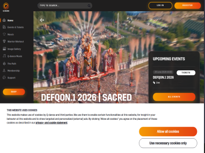 00 18 2020 2026 25 ads agree all allow and as at behavior by certain clicking cookie cookies danc decibel defqon.1 described enabl event external for frequencerz functionalities gallery get hom imag insight jun liv log loud makes membership merch music necessary now oath on only our outdor parties path personalized placement privacy q q-danc radio register rejecta sacred shop show statement stay support targeted the them thes third this ticket to tribut upcom use uses warrior we websit workout you your