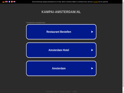 2024 copyright kampai-amsterdam.nl legal policy privacy