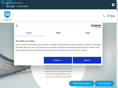 +31 -3 0 100 185 2026 23 32 3811 400 7742 850 a about acces addresses ads advertis all allow also alternativ alway amersfoort analys analytic and are around as at attended audit availability b.v becaus bef befor being ben best broad brok but by can careful chain chang claim clos closely coevord collected com combin company condition consent consumer contact contemplat content control cookies copyright corporat current customer customiz dat databas dedicated delivery demand detail develop development disclaimer discover distribut distribution distributor do documentation documented download dried edition eiler email enables ensur ensures essential eu europ event extra features few find first fish flavor focused fod for forum fresh from front front-of-pack front-of-the-packag fruit full functional general global great guaranted guarantee has having headquarter health her high hous how ideas improvement in-hous industry info@iqi-petfood.com information informed ingredient innovation inquiries insect insight iqi it joining just label latest leaflet let login logistic logistical looking makes making many mar mark market may meat media menu met mg microalgae microscopic monitor mor mostly nam natural ned netherland network new newsletter offer omega on on-tim opportunities or organism other our ourselves pack packag paper parent part partner periodical personalis pet petfod popular portal premium present privacy proces processor producer product production prof provid provided pt pur purity quality rang read real receiv region relationship relevant resourc result right round safety sales@iqi-petfood.com search secur services serving set shar shell sign sit smallepad smooth social solution sourc sourcing special specialis specialised stand statement stay subscrib suitabl supplier supply supported sustainability sustainabl sustainbl tell that the their them thes they this tim times to today traceabl traffic transparency transport trend trusted unique up up-to-dat us use use