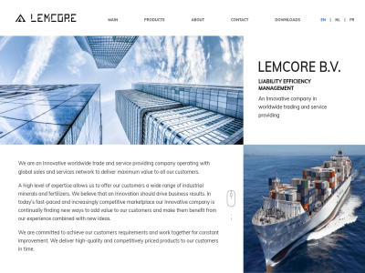 a about achiev add all allow an and are b.v believ benefit busines combined committed company competitiv competitively constant contact continually customer deliver download driv efficiency experienc expertis fast fast-paced fertilizer finding for fr from global high high-quality ideas improvement increasingly industrial innovation innovativ lemcor level liability main mak management marketplac maximum mineral network new nl offer operat our paced priced product provid quality rang requirement result s sales servic services should that them tim to today together trad trading us value way we wid with work worldwid